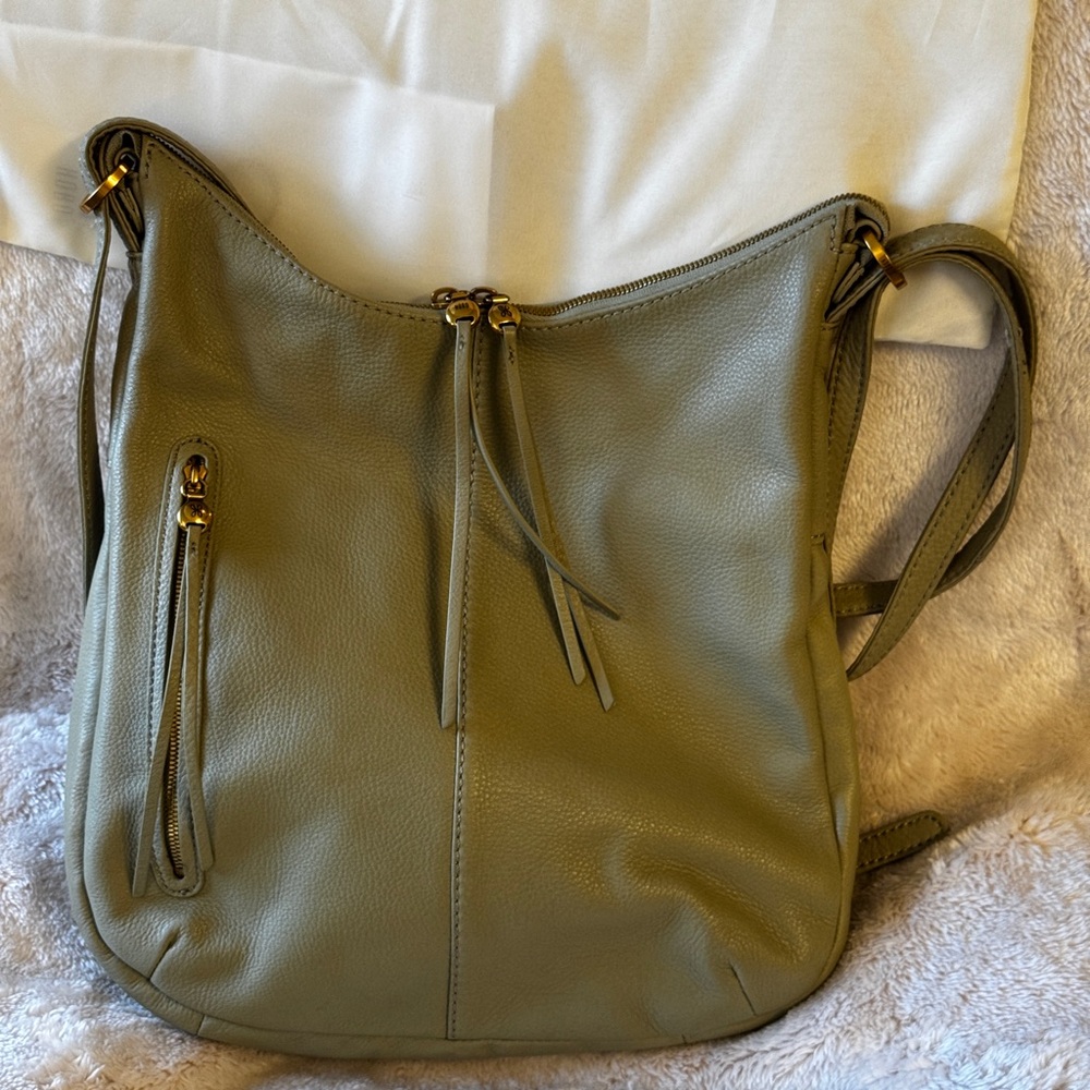 Hobo Merrin convertible backpack bag - Cactus Green (lighter than pics)
